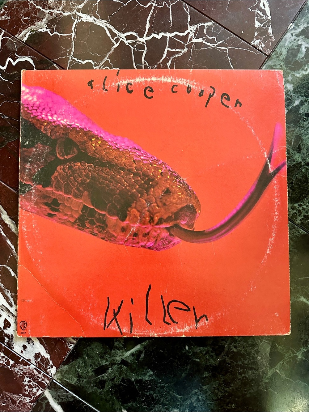 1971 Alice Cooper Killer Vinyl LP BS 2567 RE-2 First Press Olive Green Label